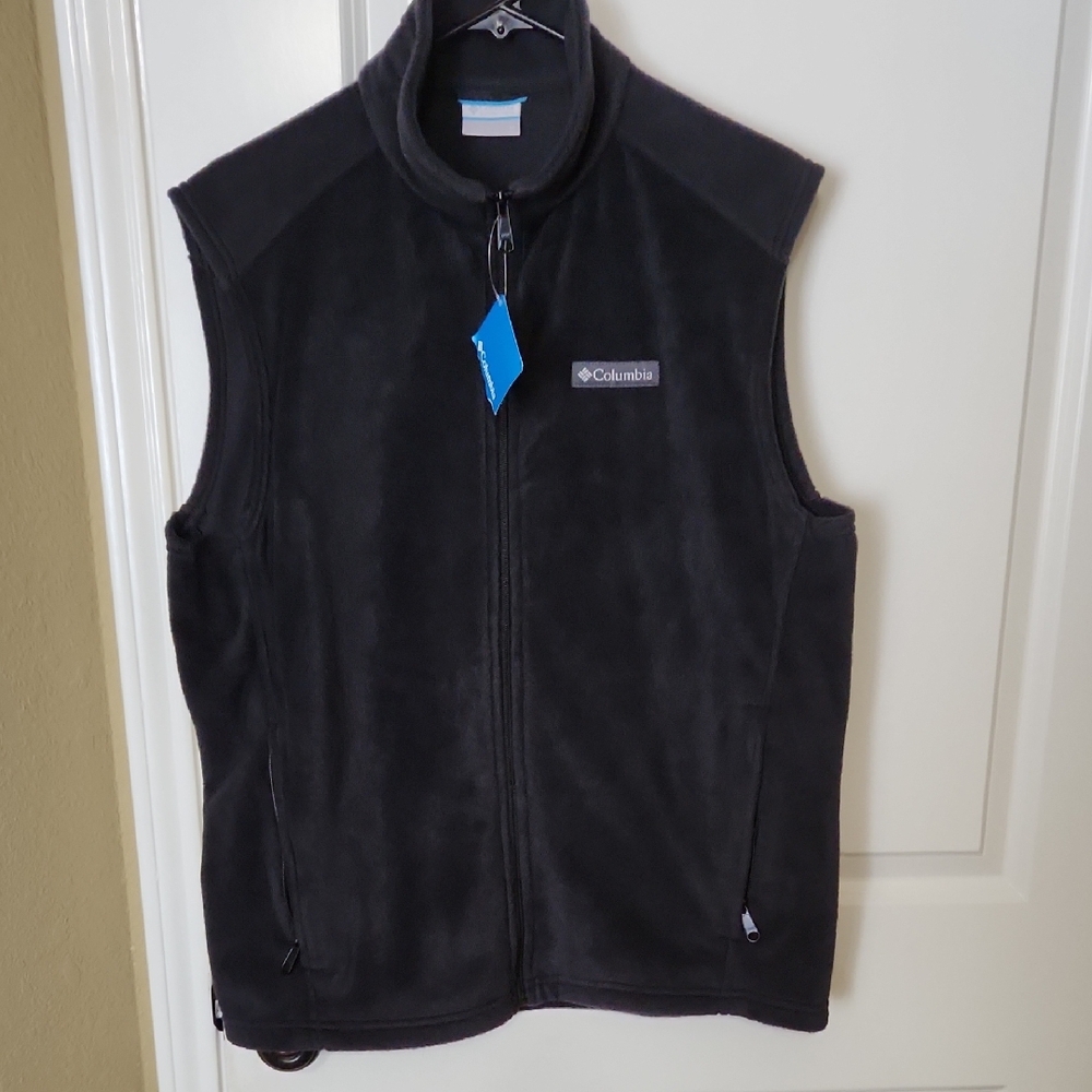 Columbia Men's Black Fleece Vest
